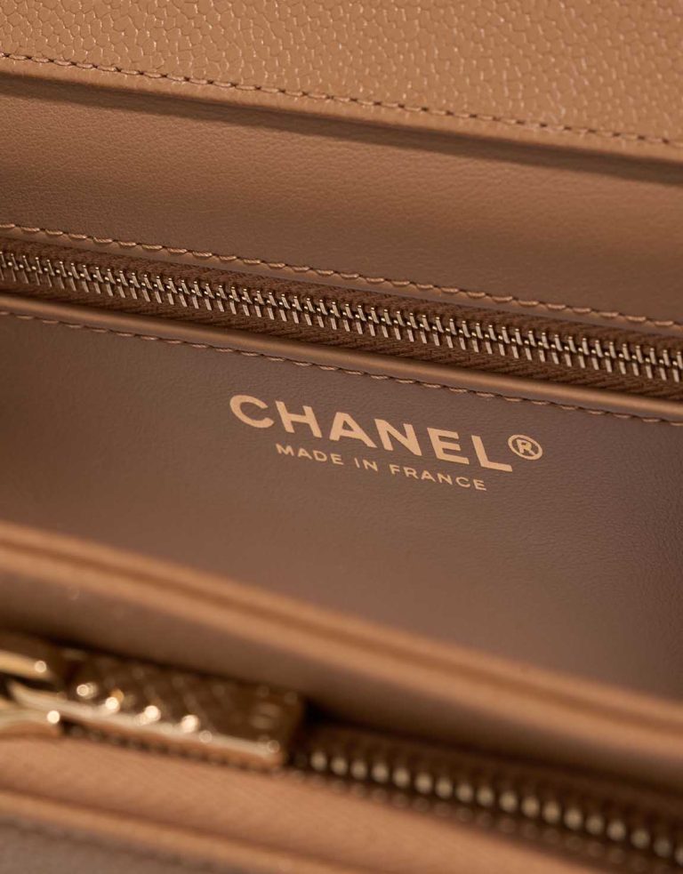 Chanel Business Affinity Small Caviar Beige Logo | Sell your designer bag