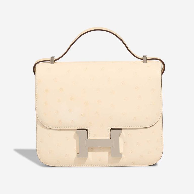Hermès Constance 18 Ostrich Nata Front | Sell your designer bag