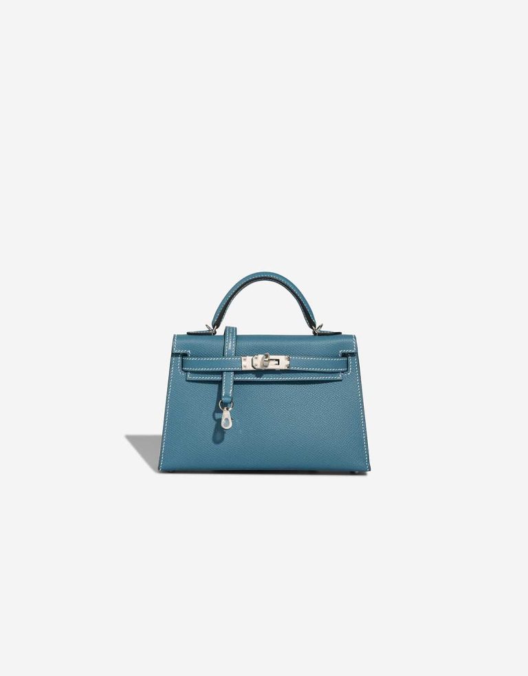 Hermès Kelly Mini Epsom New Bleu Jean Front | Sell your designer bag