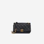 Chanel Chain Is More Flap Bag Small Lamb Dark Blue Front | Sell your designer bag