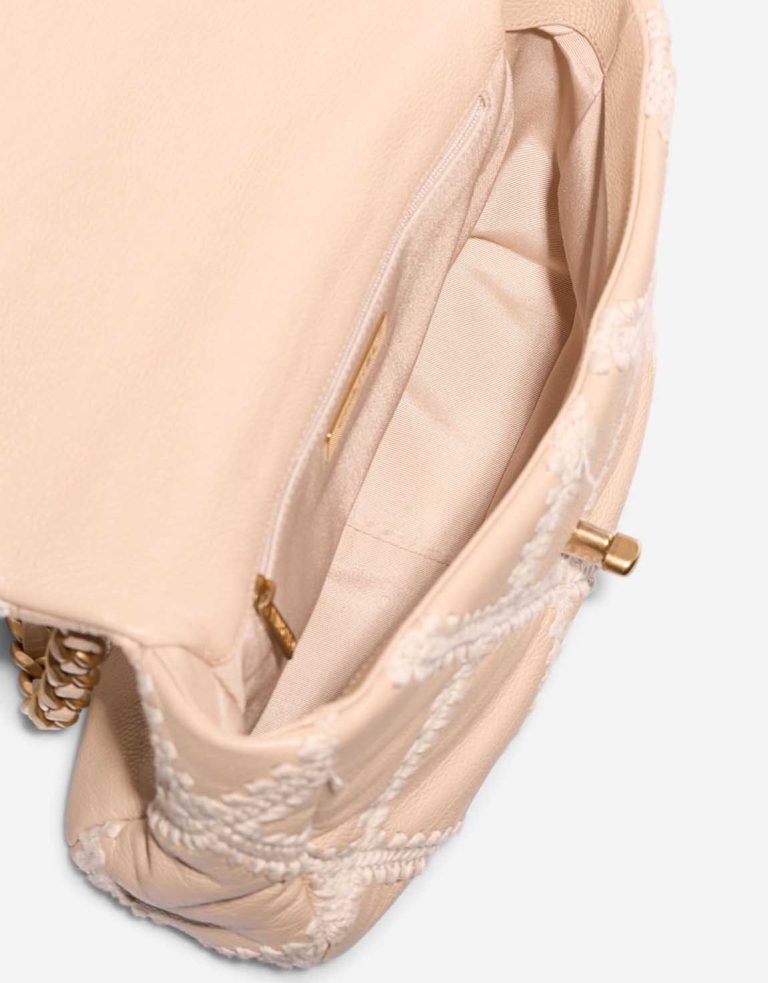 Chanel 19 Flap Bag Calf Beige Inside | Sell your designer bag