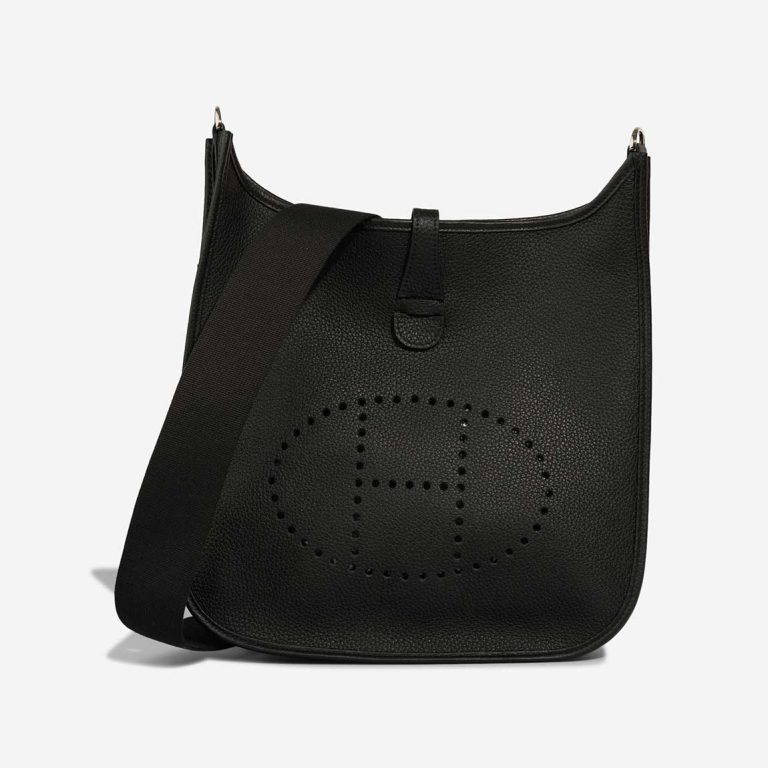 Hermès Evelyne 29 Clémence Black Front | Sell your designer bag