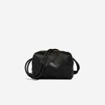 Bottega Veneta Cassette Camera Bag Small Calf Black Front | Sell your designer bag