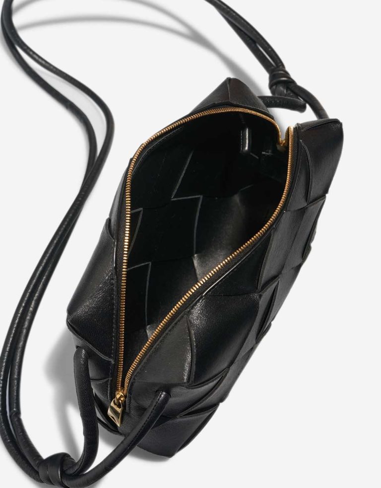 Bottega Veneta Cassette Camera Bag Small Calf Black Inside | Sell your designer bag