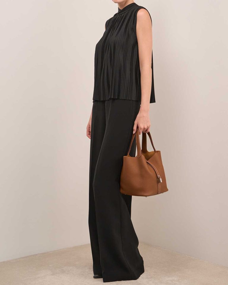 Hermès Picotin 22 Clémence Gold Front | Sell your designer bag