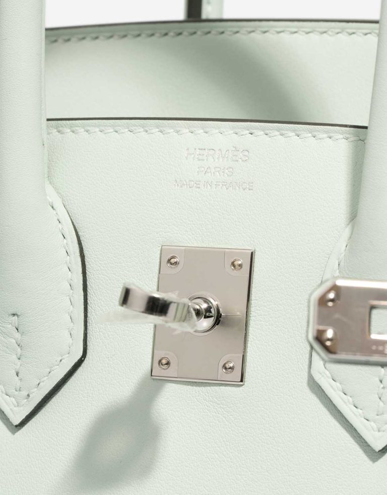 Hermès Birkin 25 Swift Peppermint Logo | Sell your designer bag