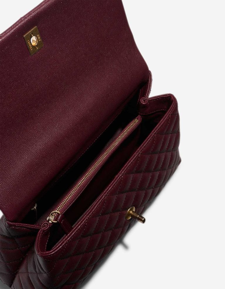 Chanel Timeless Handle Medium Caviar / Lizard Burgundy Inside | Sell your designer bag