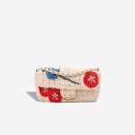 Chanel Timeless Crochet Camelia  Small Fabric Cream / Red / Blue Front | Sell your designer bag