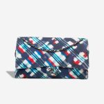 Chanel Airlines Timeless Single Flap XXL Canvas Blue / Red / White Front | Sell your designer bag