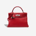 Hermès Kelly 32 Clémence Rouge Casaque Front | Sell your designer bag