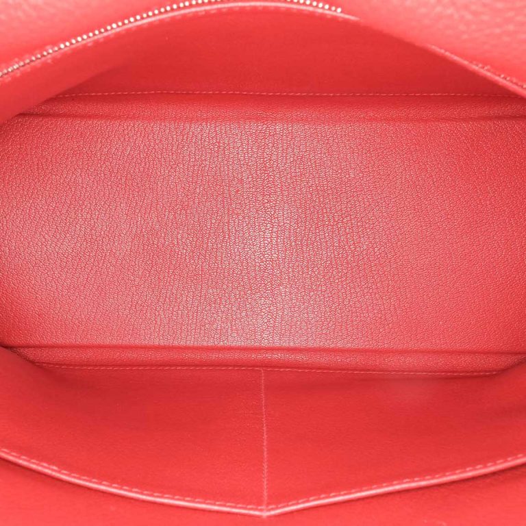 Hermès Kelly 32 Clémence Rouge Casaque Inside | Sell your designer bag