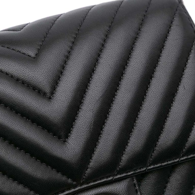 Chanel Timeless Chevron Mini Square Lamb Black Logo | Sell your designer bag
