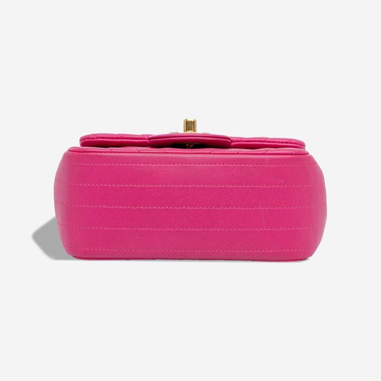 Chanel Timeless Chevron Mini Square Lamb Pink | Sell your designer bag