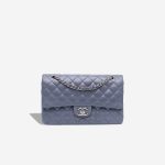 Chanel Timeless Medium Lamb Purple / Space Grey Front | Sell your designer bag