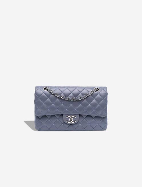 Chanel Timeless Medium Lamb Purple / Space Grey Front | Sell your designer bag