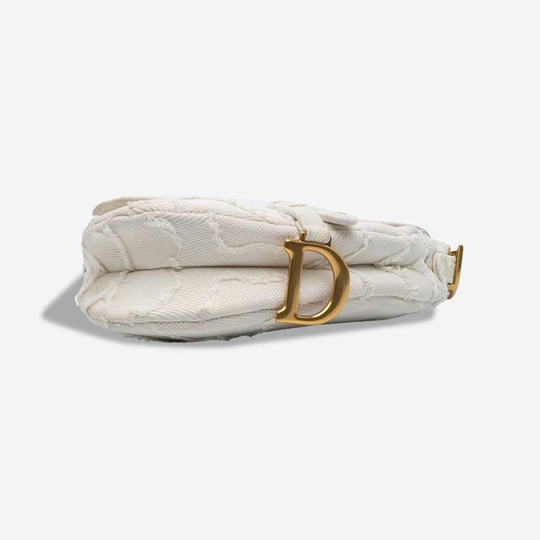 Dior Saddle Camouflage Medium Canvas White | Sell your designer bag