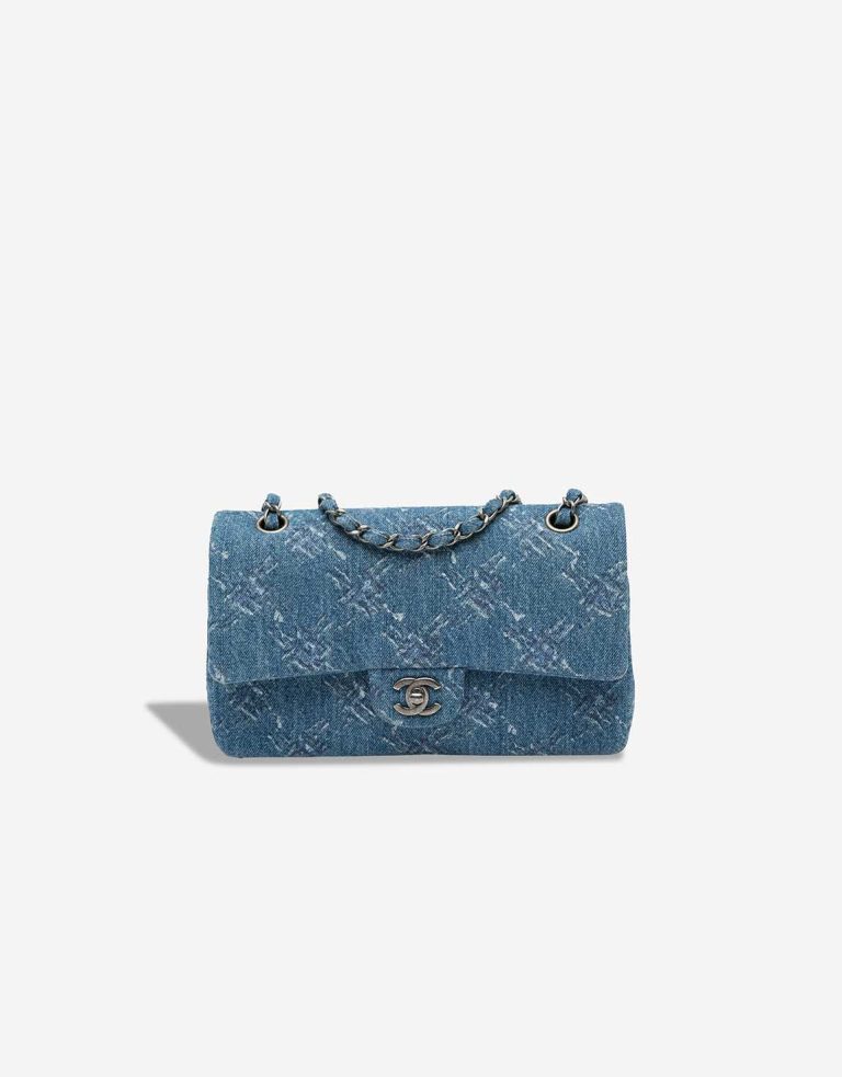 Chanel Timeless Medium Denim Blue Front | Sell your designer bag