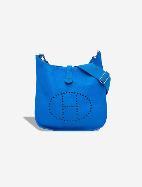 Hermès Evelyne 29 Clémence Bleu Hydra Front | Sell your designer bag