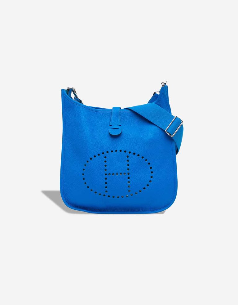 Hermès Evelyne 29 Clémence Bleu Hydra Front | Sell your designer bag