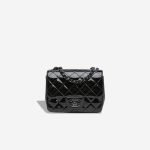 Chanel Timeless Mini Square Patent Black Front | Sell your designer bag