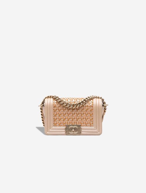 Chanel Boy Small Caviar Metallic Champagne Front | Sell your designer bag