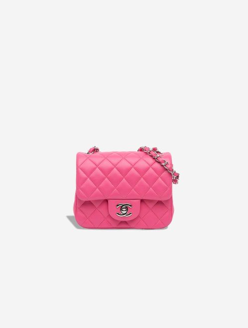 Chanel Timeless Mini Square Lamb Pink Front | Sell your designer bag