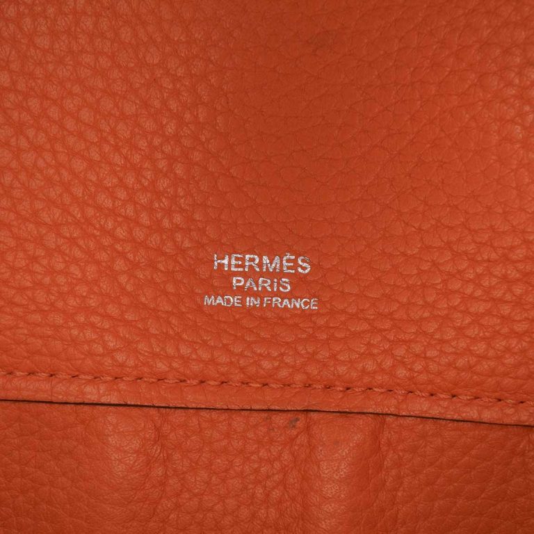 Hermès Atlas 42 Togo Orange H Logo | Sell your designer bag
