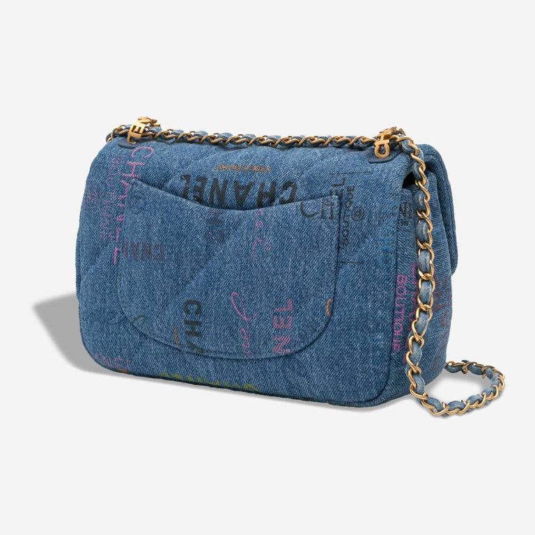 Chanel Mood Flap Mini Rectangular Denim Blue | Sell your designer bag