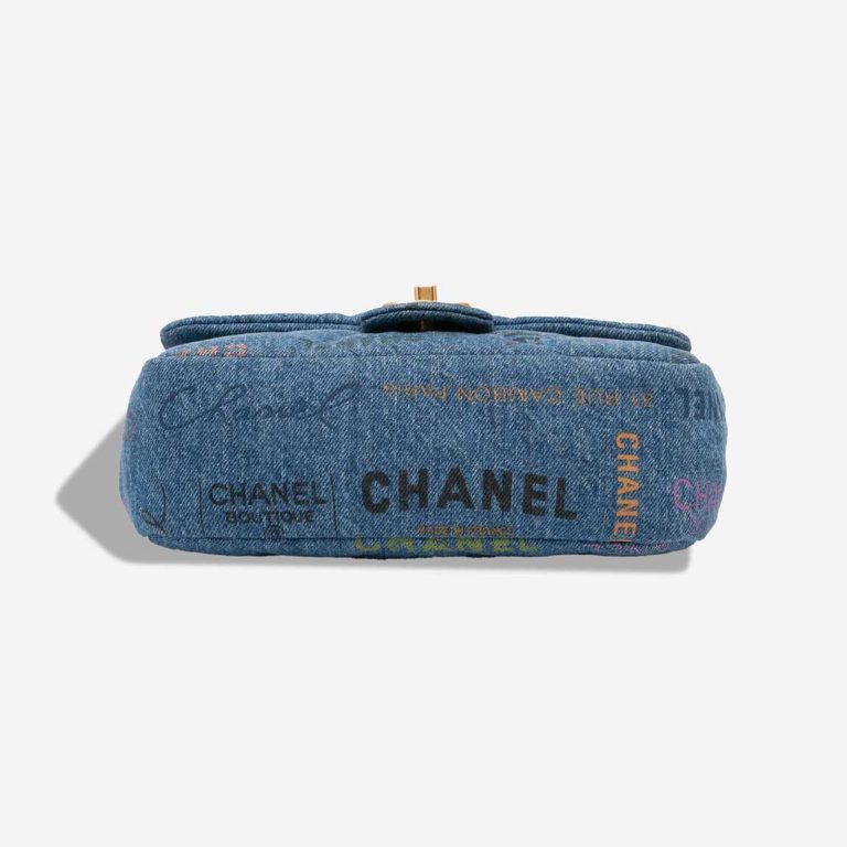Chanel Mood Flap Mini Rectangular Denim Blue | Sell your designer bag