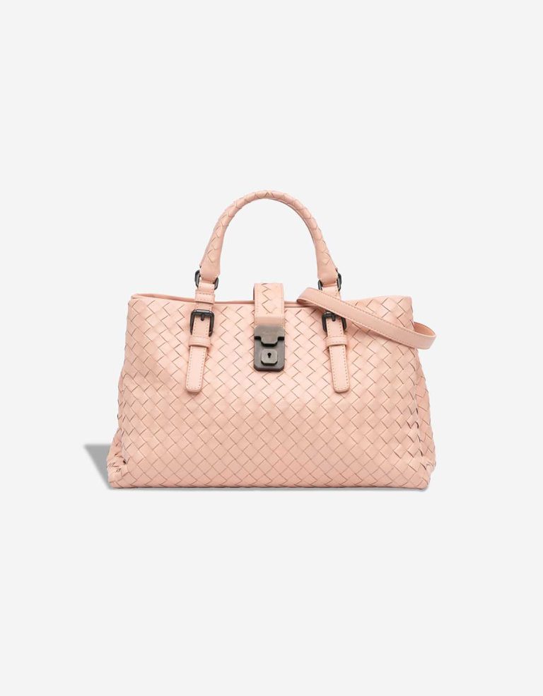 Bottega Veneta Roma Medium Lamb Light Pink Front | Sell your designer bag