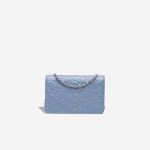 Chanel Wallet On Chain Camelia Lamb / Studs Light Lilac Front | Sell your designer bag