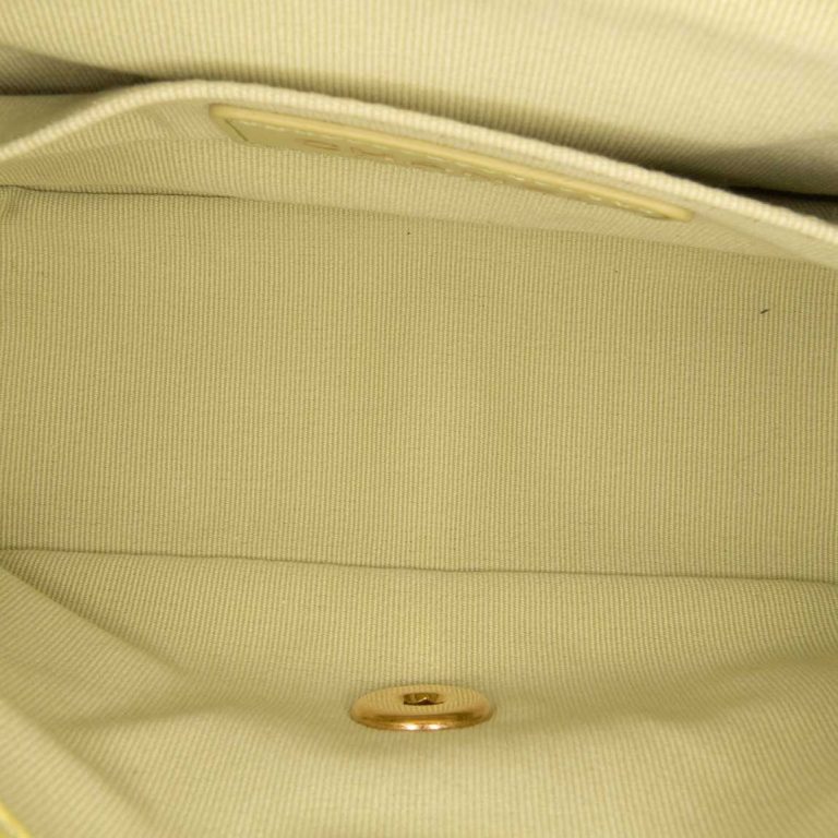 Chanel Timeless Handle Mini Square Lamb Lime Inside | Sell your designer bag