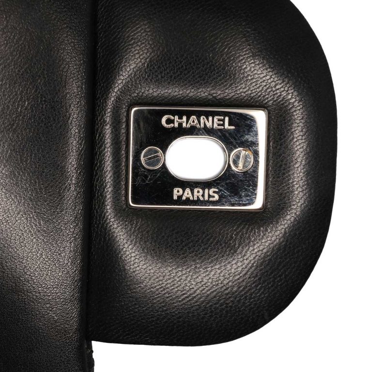 Chanel Timeless Jumbo Lamb Black Closing System | Sell your designer bag