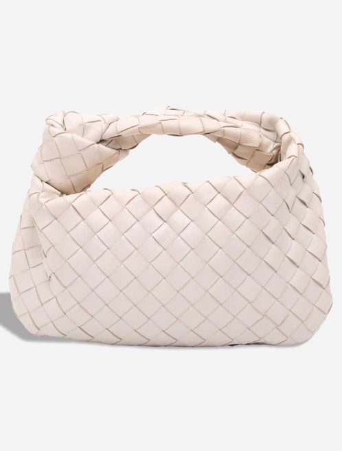 Bottega Veneta Jodie Small Lamb White Front | Sell your designer bag