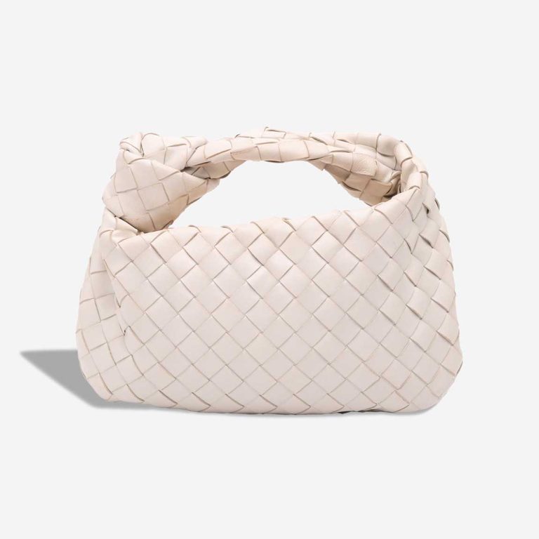 Bottega Veneta Jodie Small Lamb White Front | Sell your designer bag