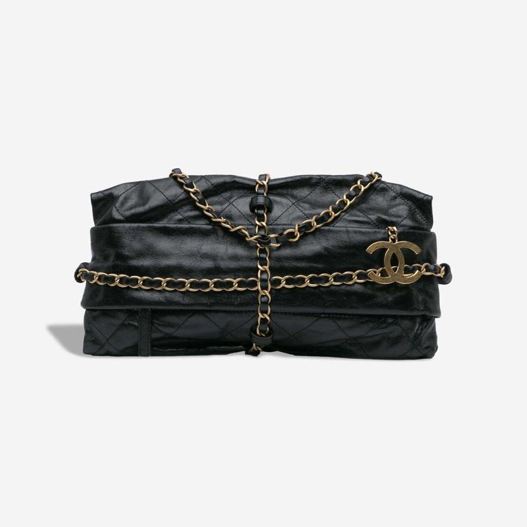 Chanel Baluchon Paris Bombay Calf Black Front | Sell your designer bag