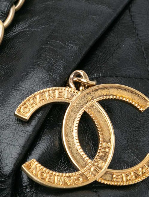 Chanel Baluchon Paris Bombay Calf Black Closing System | Sell your designer bag