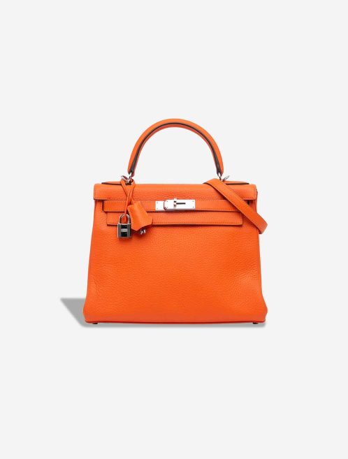 Hermès Kelly 28 Togo Orange H Front | Sell your designer bag
