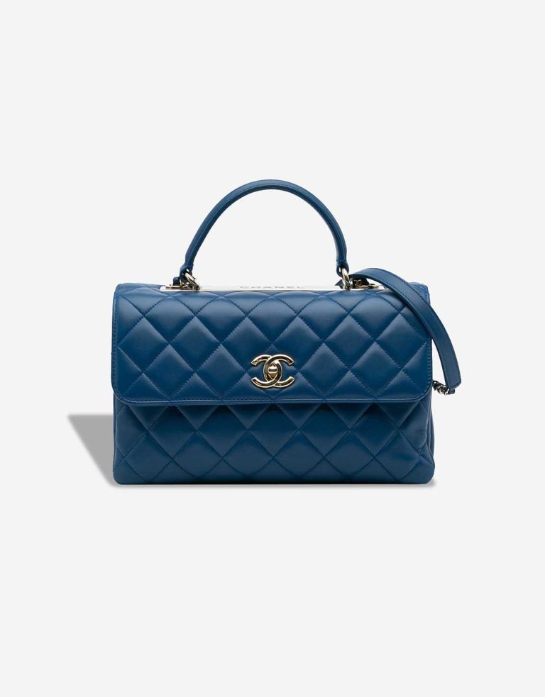 Chanel Trendy CC Medium Lamb Blue Front | Sell your designer bag