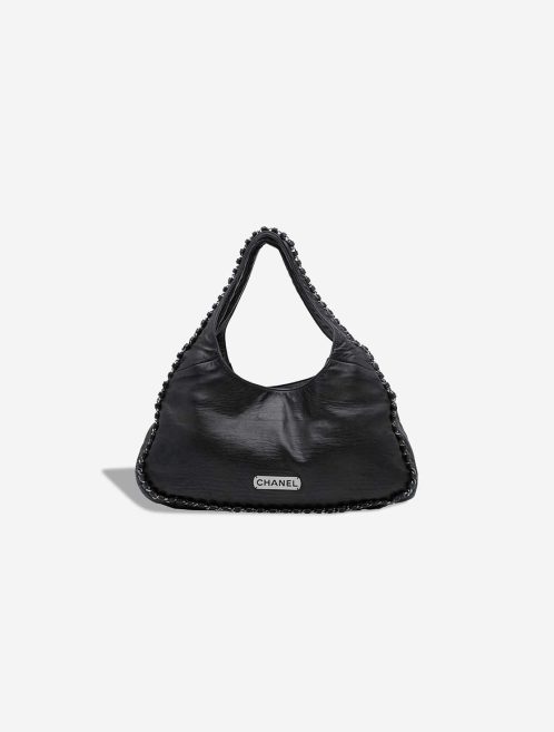 Chanel Chain Around Hobo Calf Black Front | Sell your designer bag