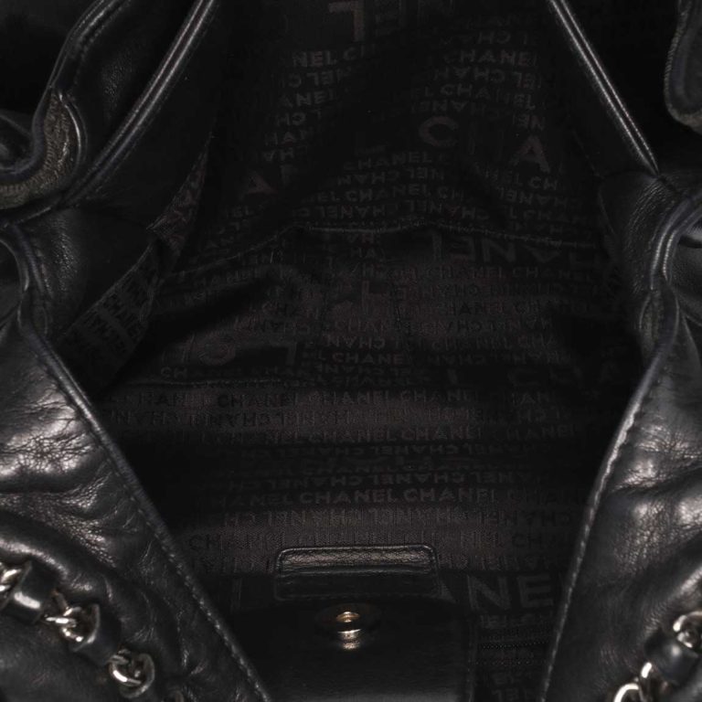 Chanel Chain Around Hobo Calf Black Inside | Sell your designer bag