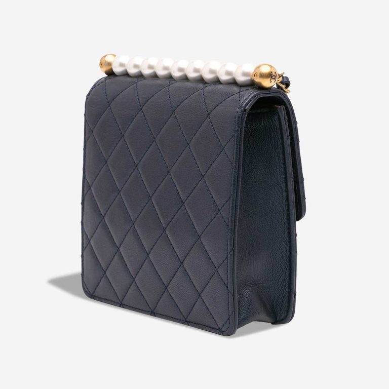 Chanel Timeless Mini Square Pearl / Lamb Dark Blue | Sell your designer bag