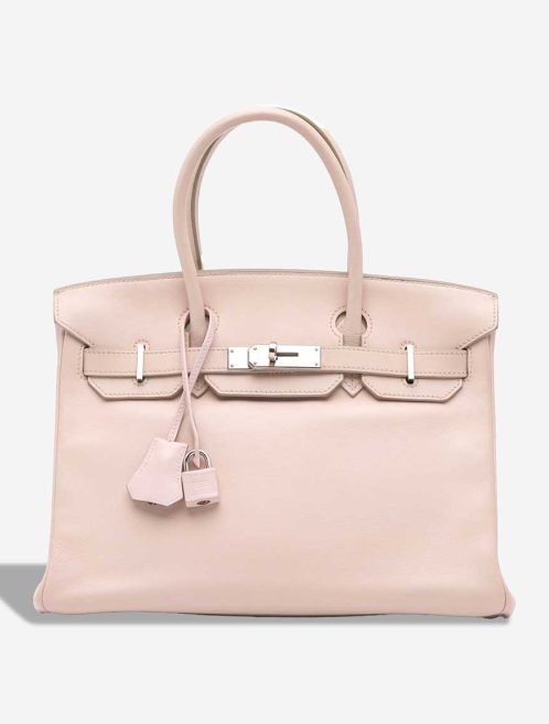Hermès Birkin 30 Swift Rose Dragée Front | Sell your designer bag