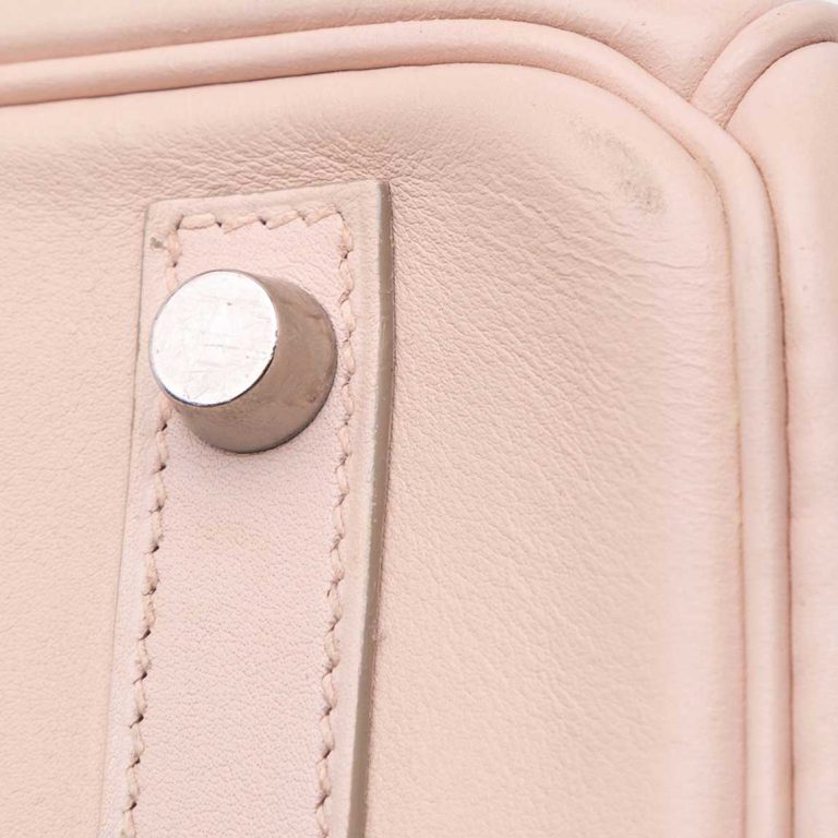 Hermès Birkin 30 Swift Rose Dragée Signs of wear | Sell your designer bag