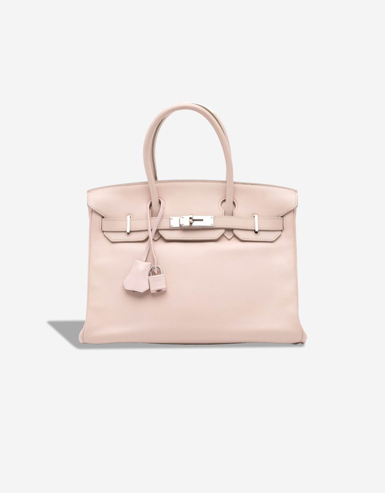 Hermès Birkin 30 Swift Rose Dragée Front | Sell your designer bag