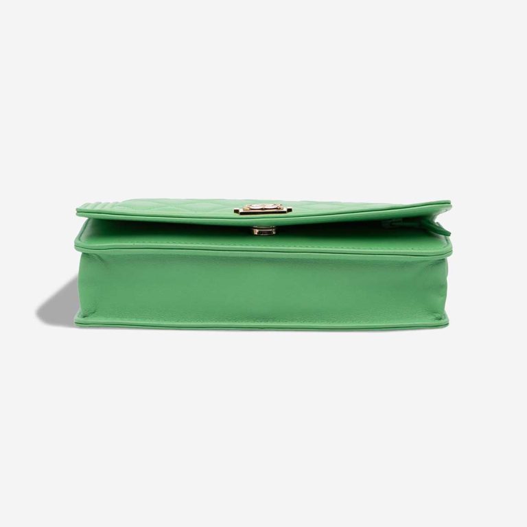Chanel Boy Wallet On Chain Lamb Green | Sell your designer bag