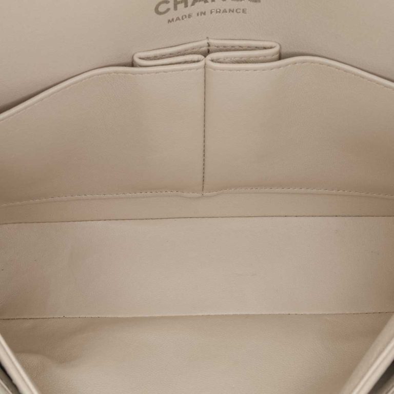 Chanel Timeless Chevron Small Lamb White Inside | Sell your designer bag
