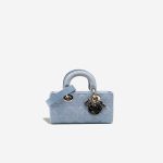 Dior Lady D-Joy Small Denim Blue Front | Sell your designer bag