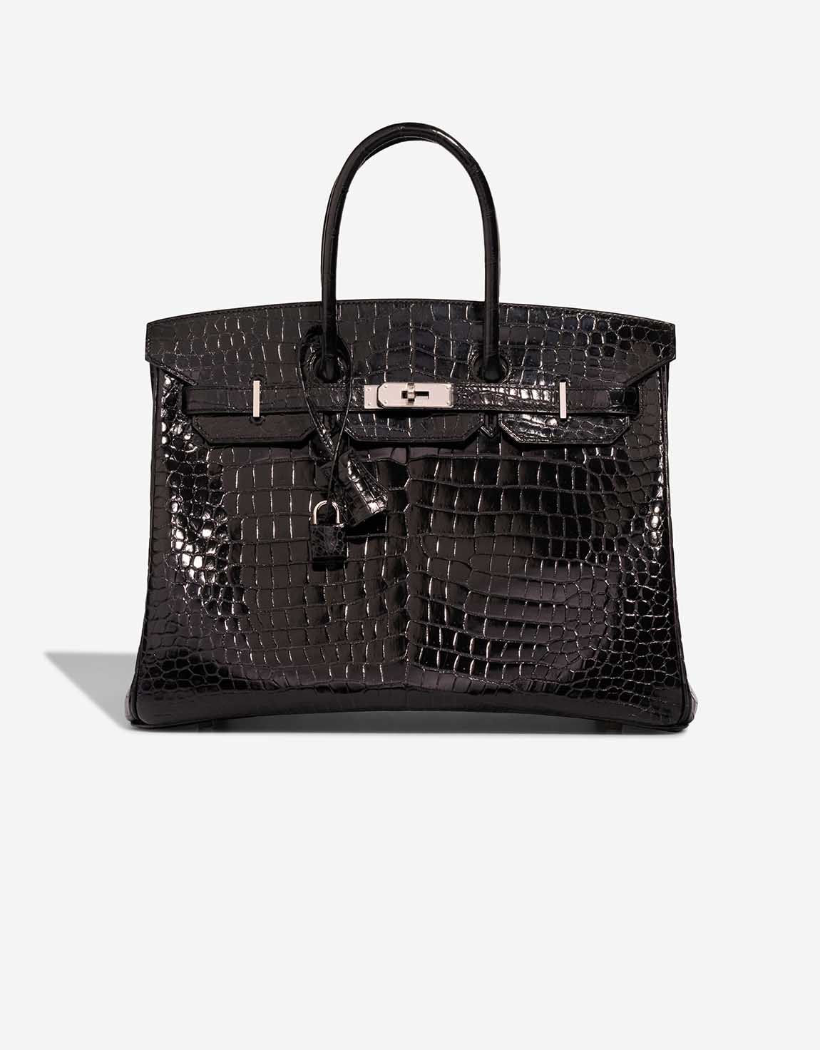 Hermès Birkin 35 Porosus Crocodile Black | SACLÀB