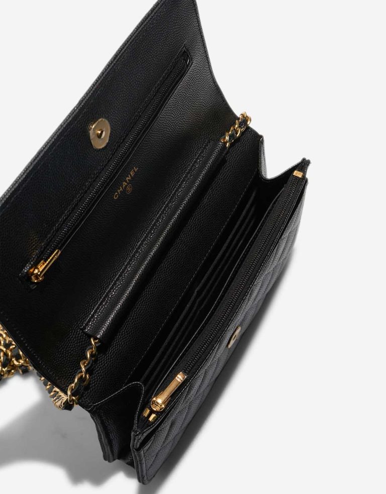 Chanel Timeless Wallet On Chain Caviar Black Inside | Sell your designer bag
